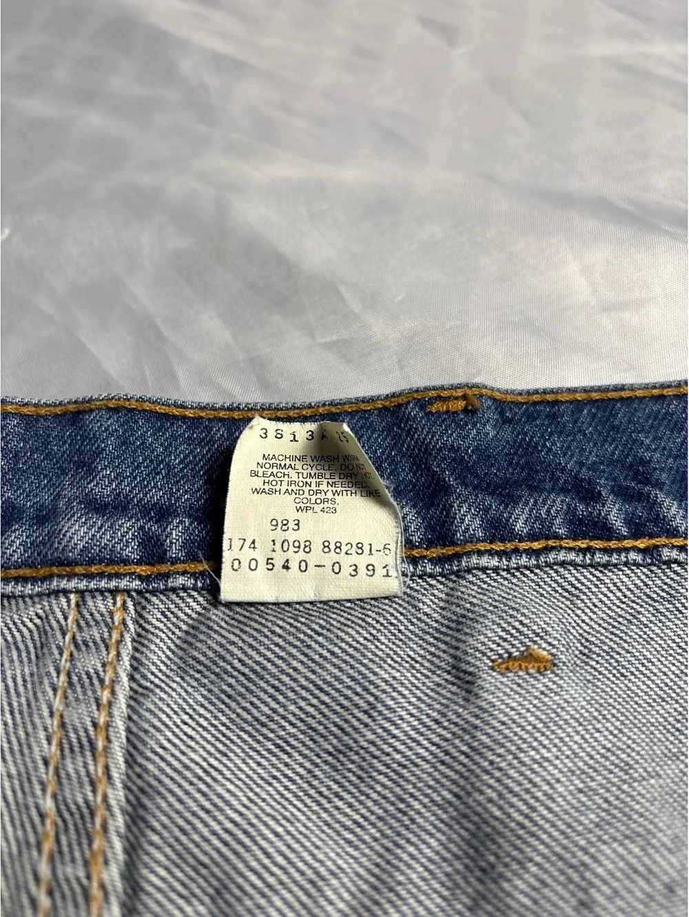 Levi's Classic Blue Denim Jeans